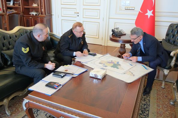 İl Jandarma Komutanı Albay Nejdet Özcan, İl Jandarma Komutanlığı sorumluluk