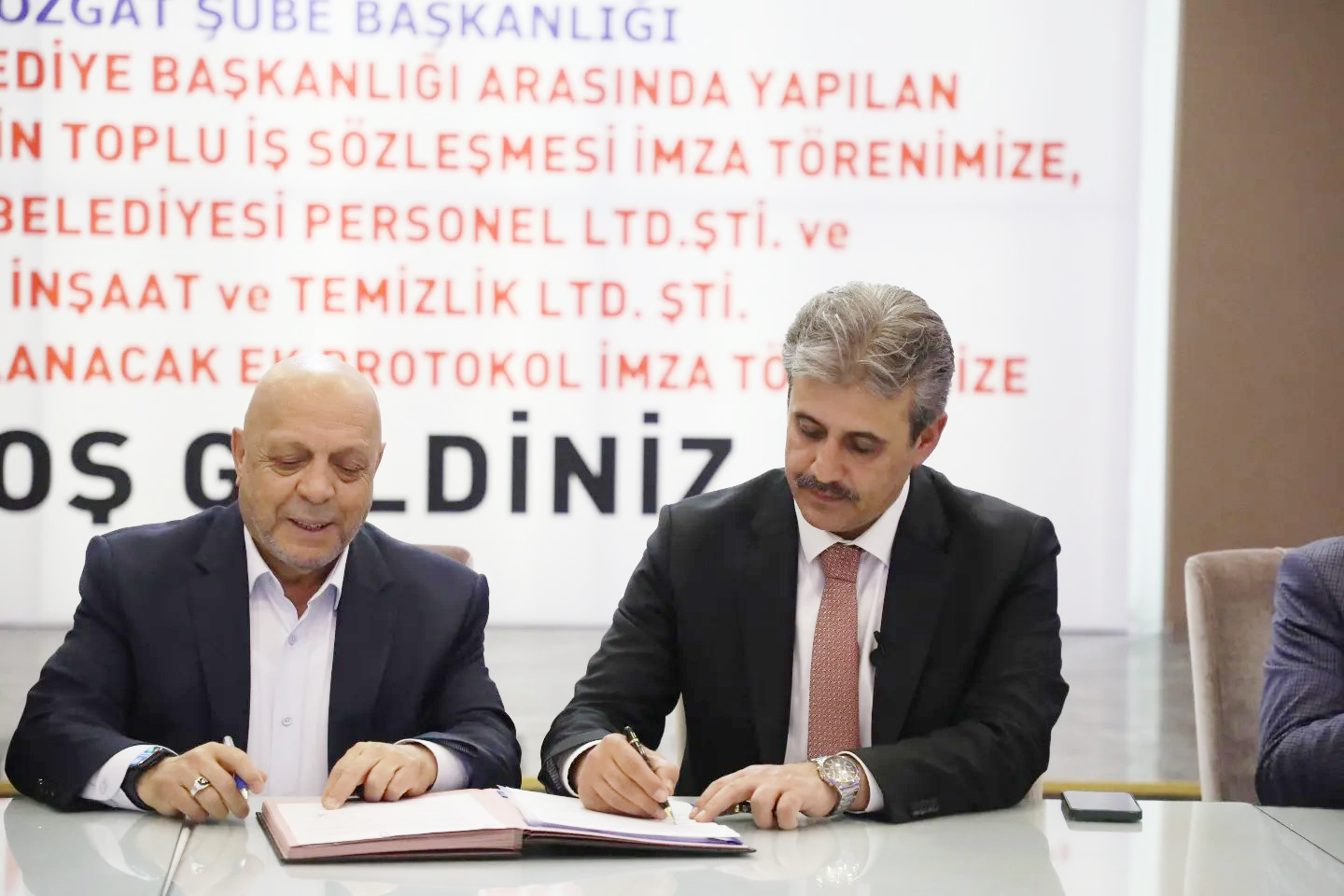 Yozgat Belediyesi ve Hizmet-İş Sendikası arasında yapılan toplu iş sözleşmesi