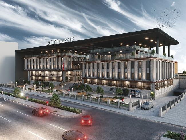 Yozgat İl Halk Kütüphanesinin inşaatında yürütülen çalışmalar devam ediyor. Tarihi