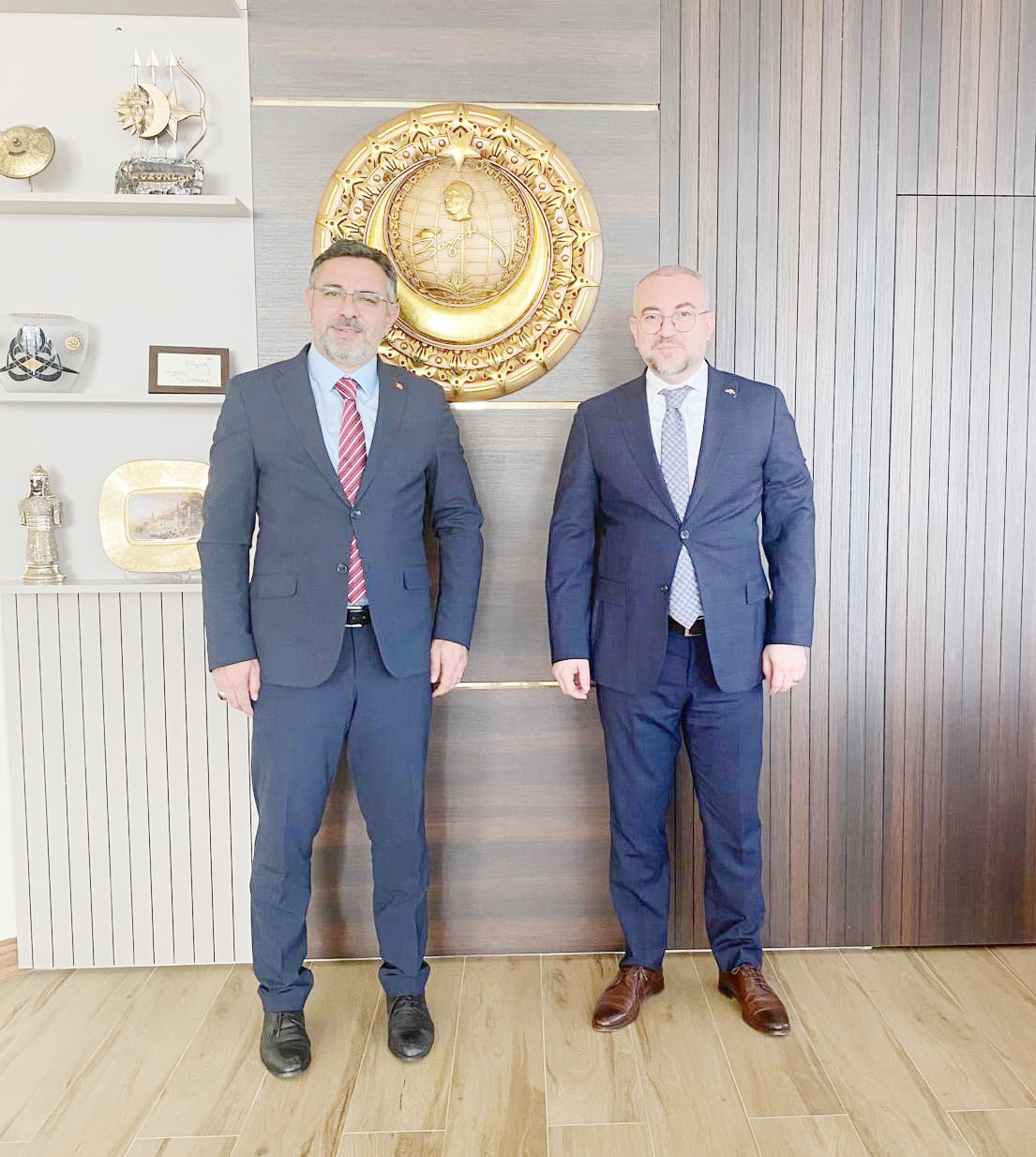 Başkan Arslan Rektör Yaşar’a ziyaret