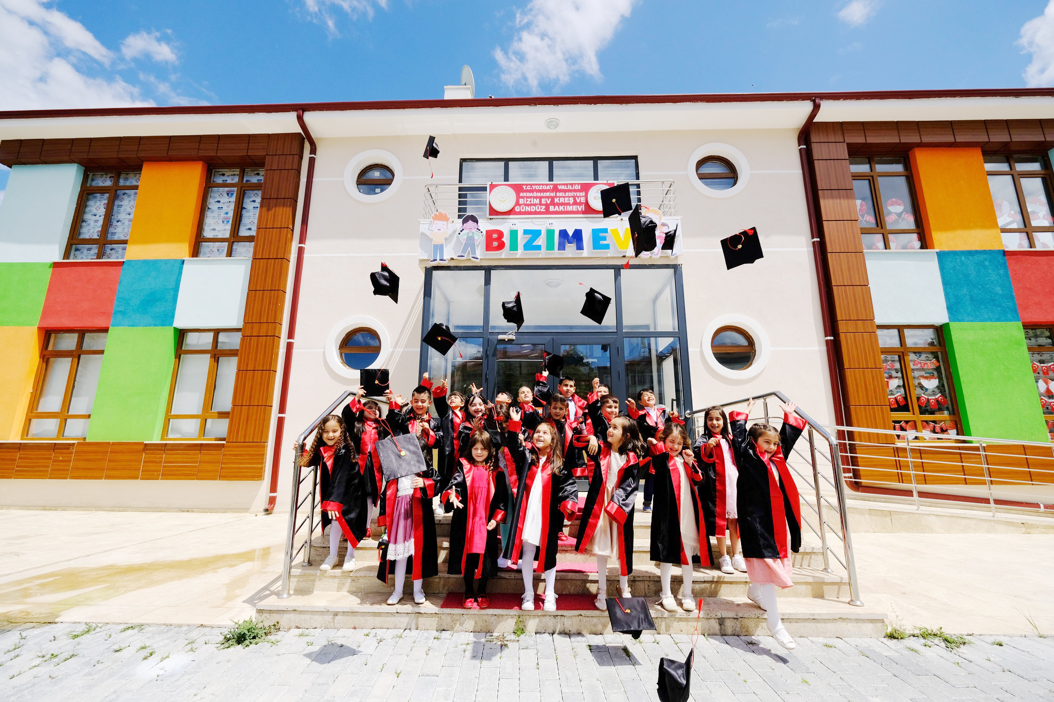 Akdağmadeni Belediyesi Bizim Ev Kreş ve Gündüz Bakımevi'nde eğitim gören