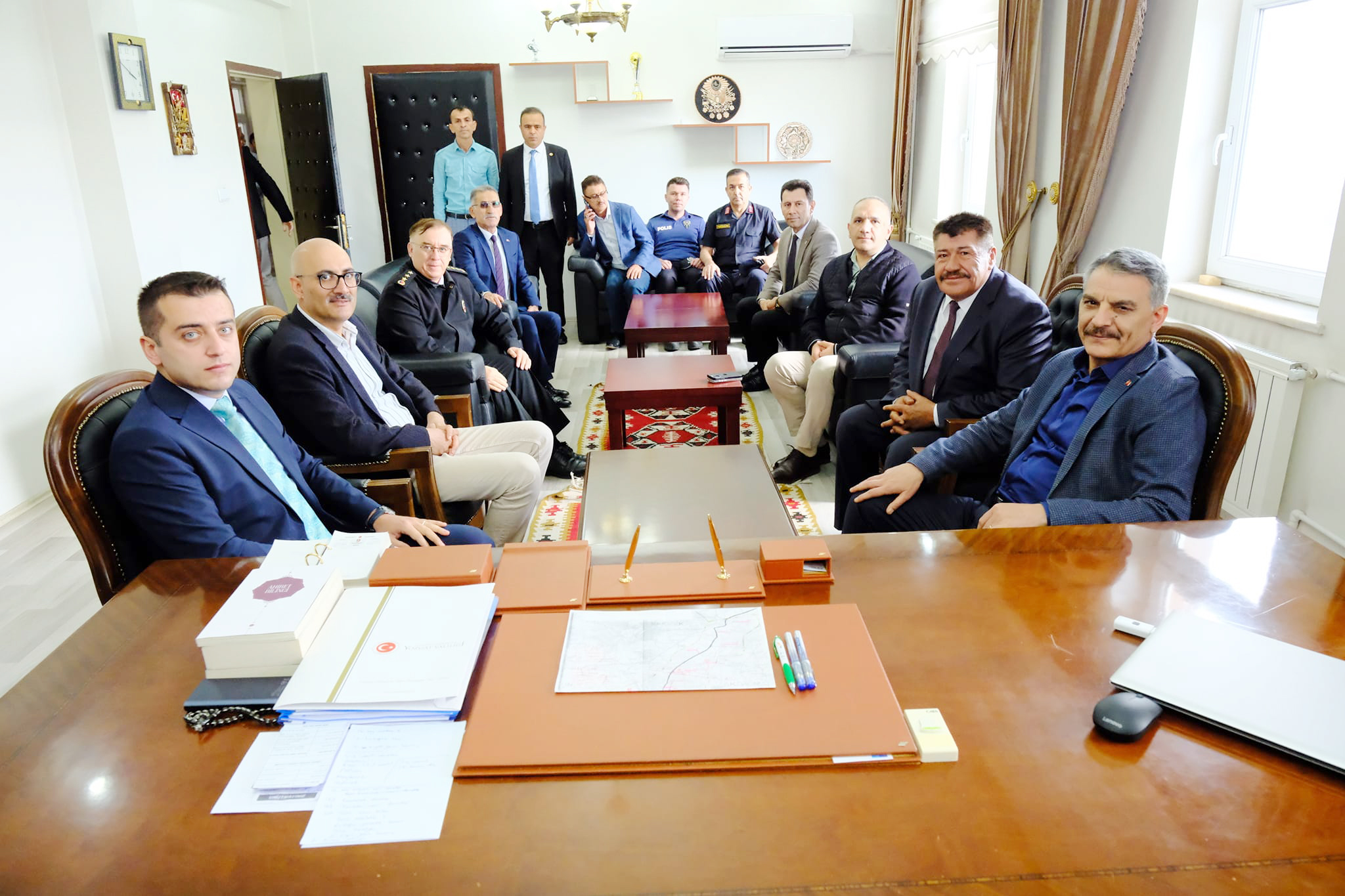 Yozgat Valisi Mehmet Ali Özkan,  ilçe ziyaretleri kapsamında Saraykent