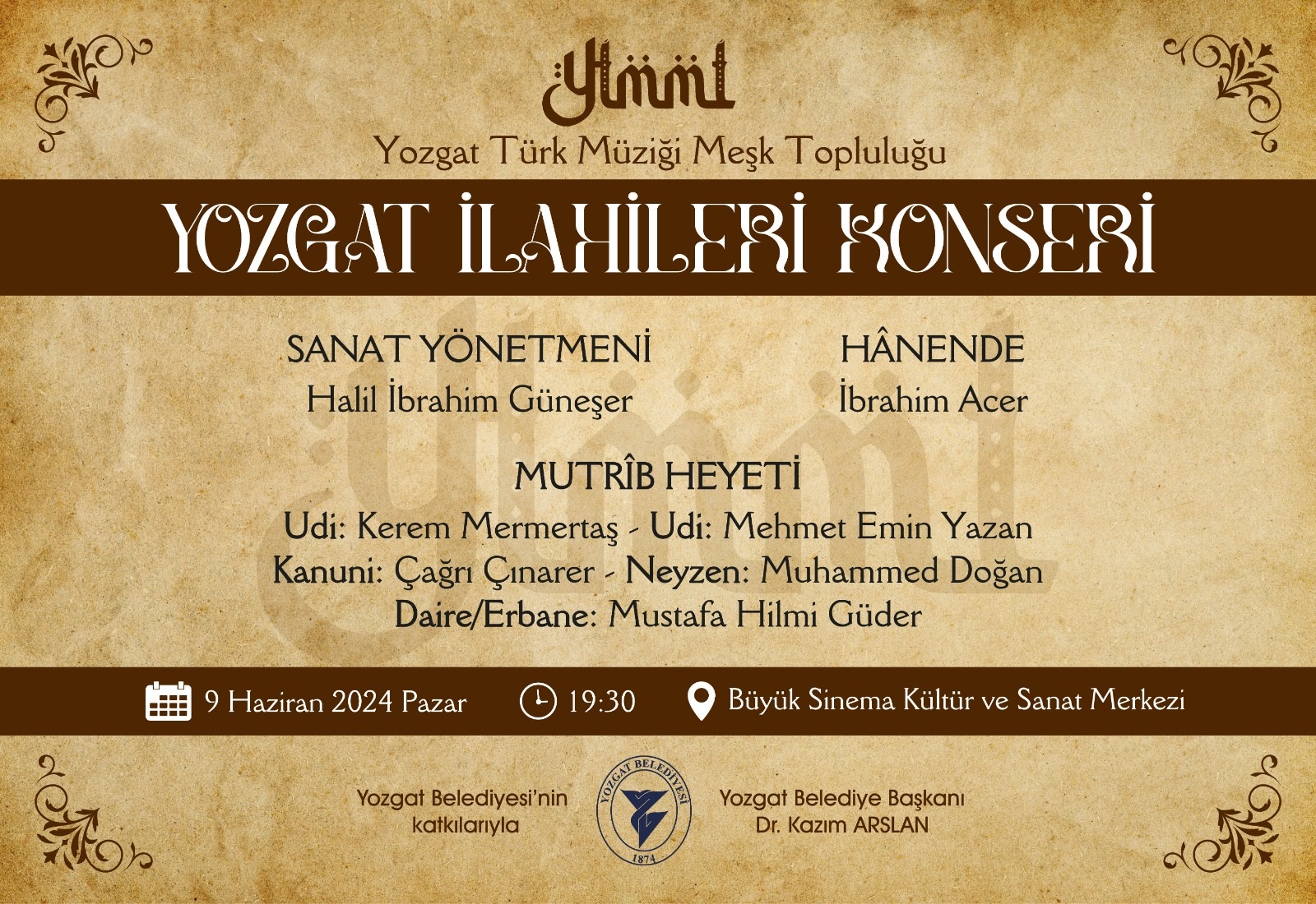 Yozgat Türk Müziği Meşk Topluluğu (YTMMT), Yozgatlı vatandaşlara özel bir