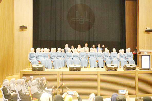 Yozgat İl Müftülüğüne bağlı İmran Yatılı Kız Kur’an kursu hafızları,