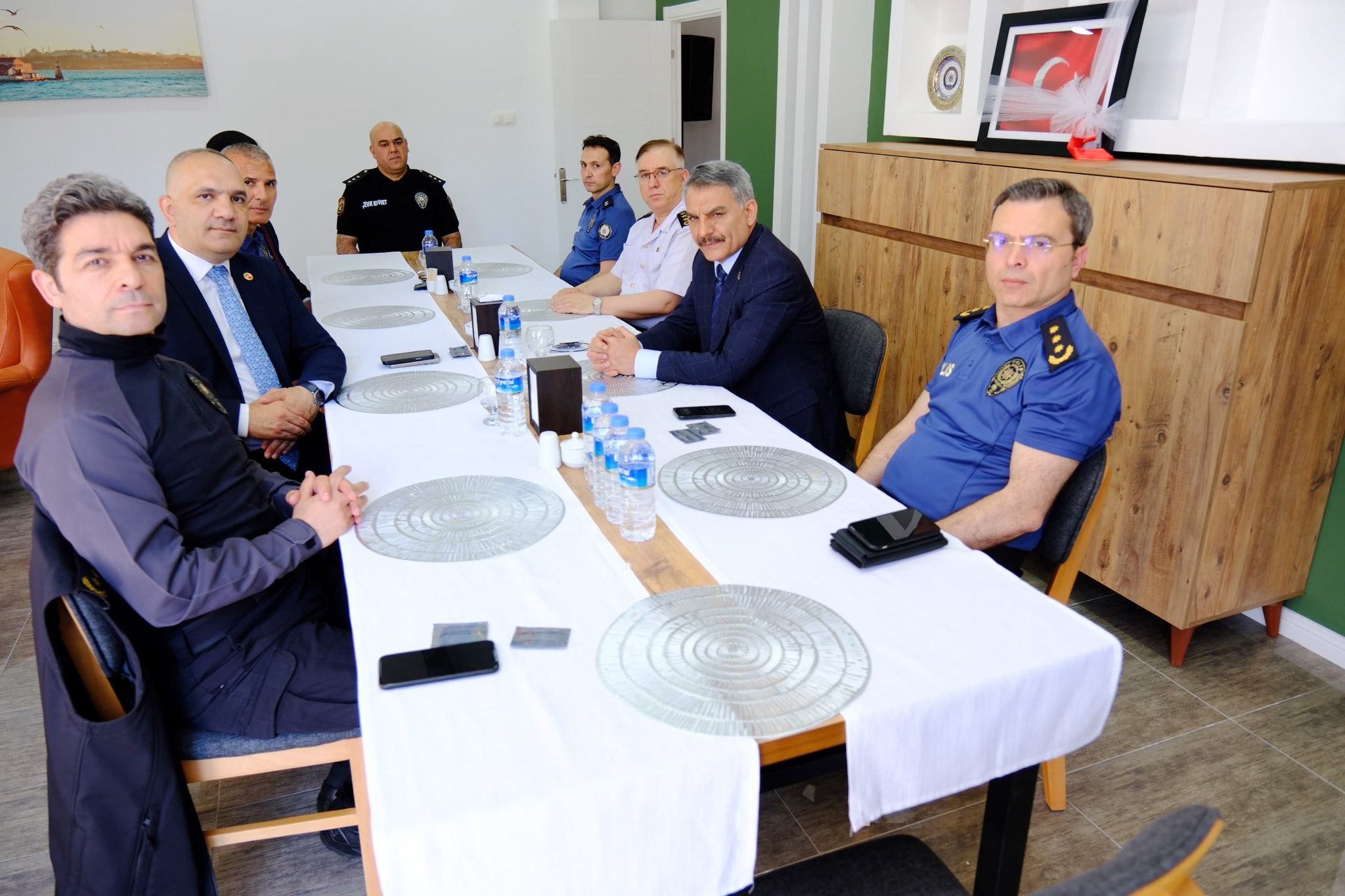 Yozgat Valisi Mehmet Ali Özkan başkanlığında, İl Jandarma Komutanı Albay