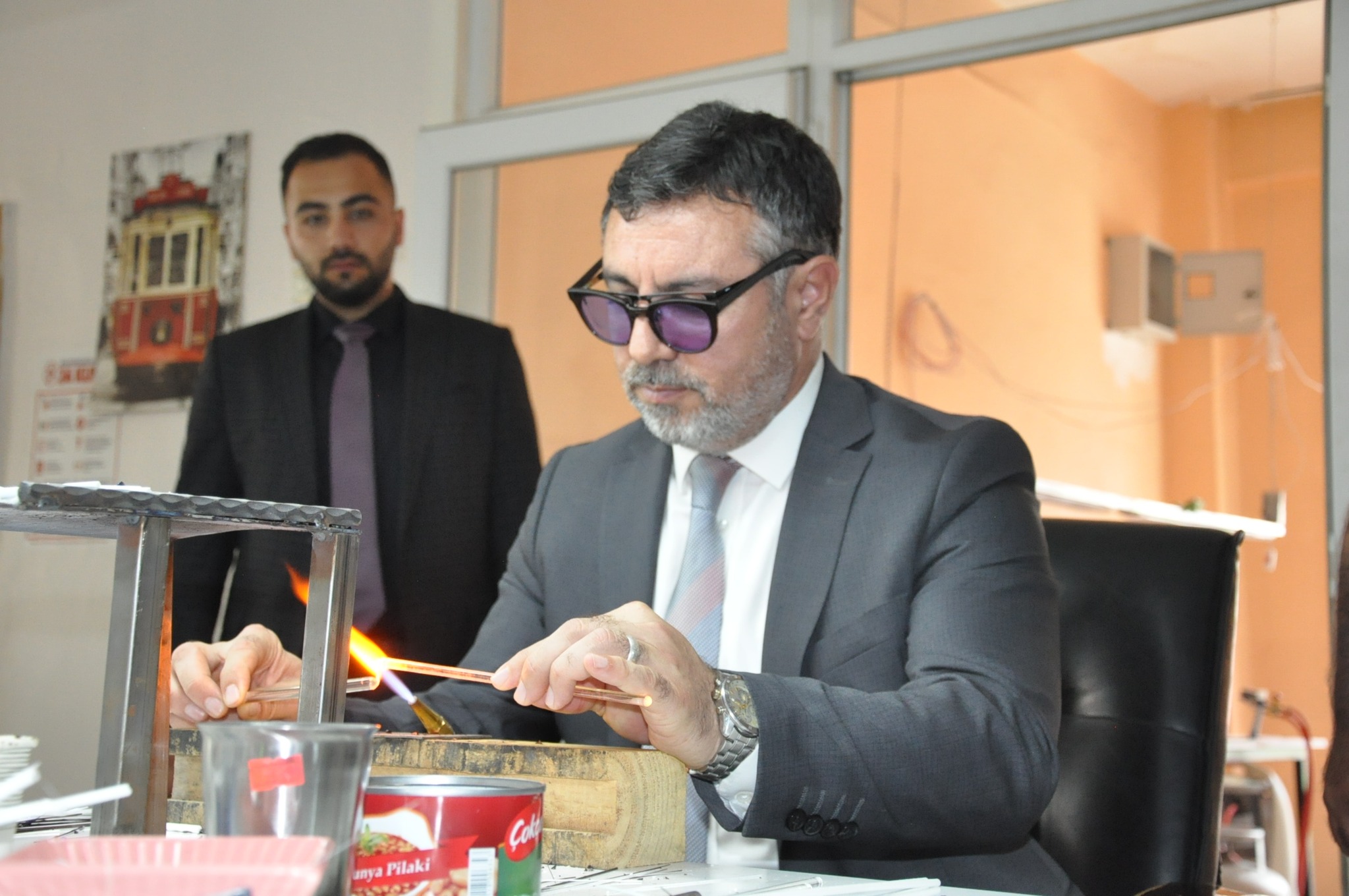 Yerköy Belediye Başkanı Av. Fatih Arslan, Acer Zanaat Atölyesi'ne gerçekleştirdiği