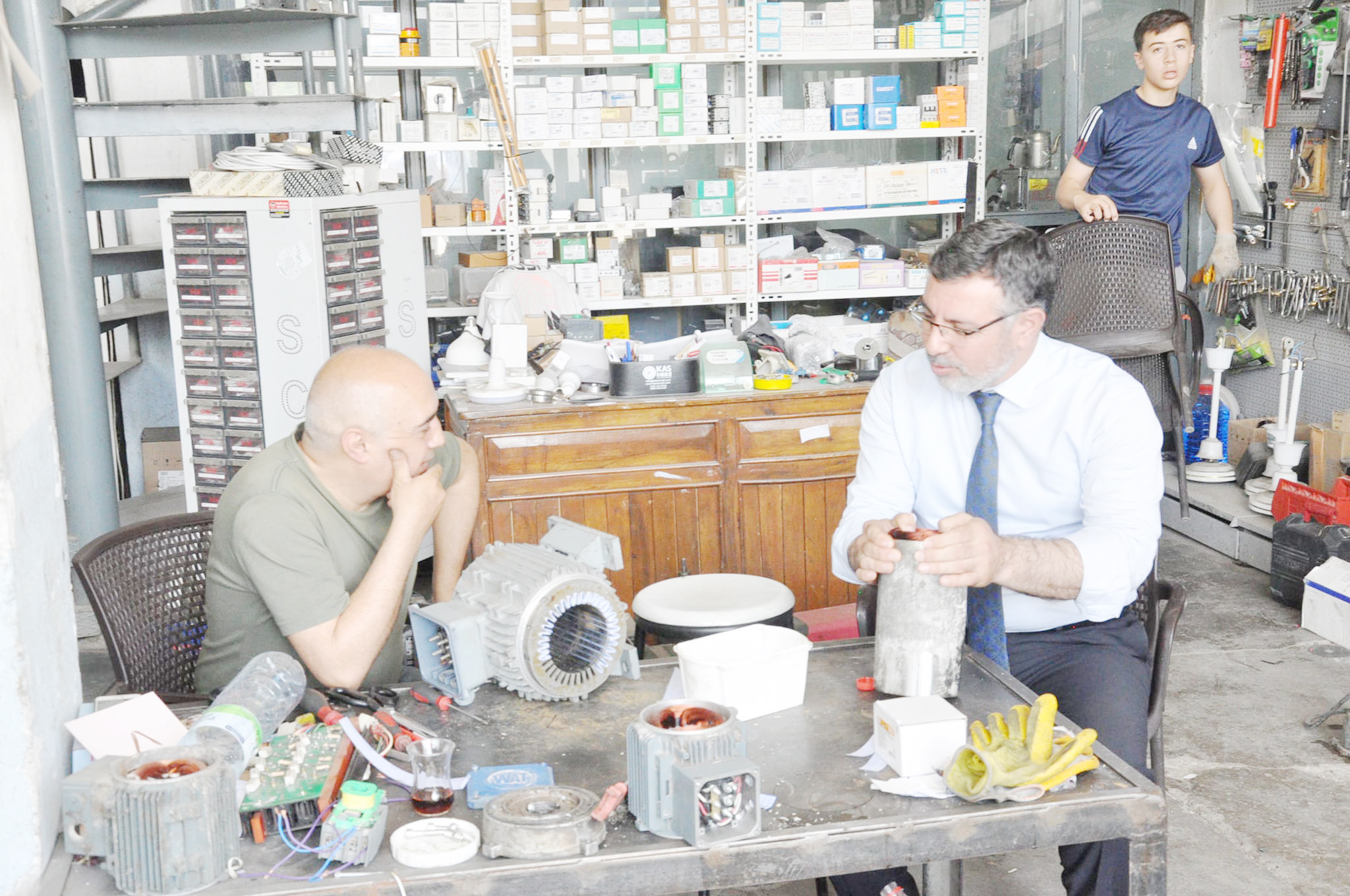 Yerköy Belediye Başkanı Av. Fatih Arslan, İnan Sanayi esnafını iş