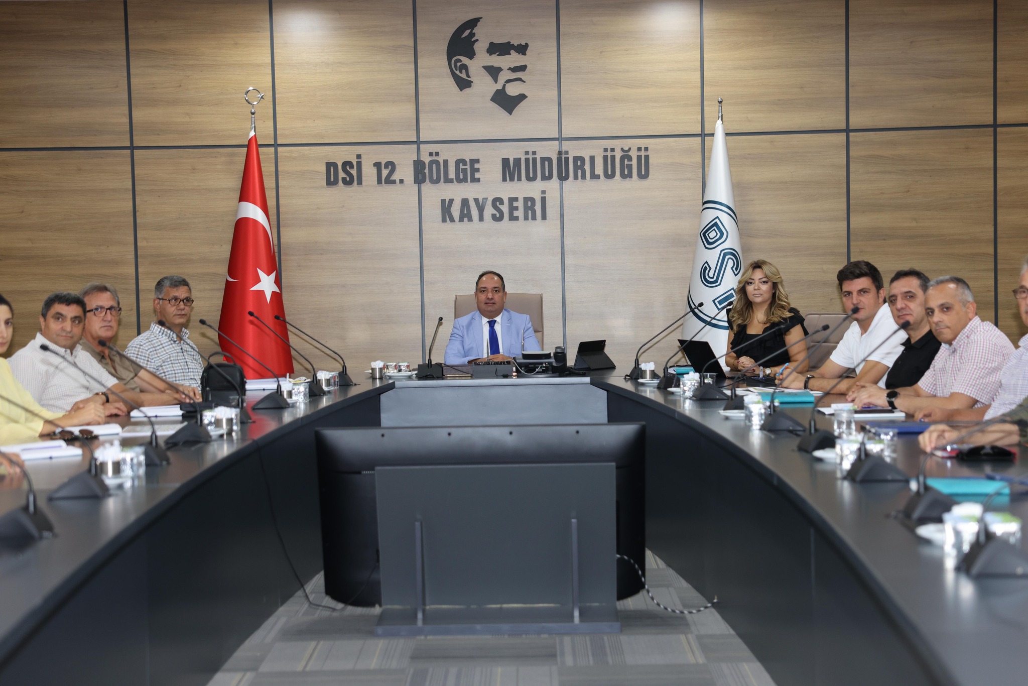 Devlet Su İşleri (DSİ) Genel Müdürü Mehmet Akif Balta'nın başkanlığında,