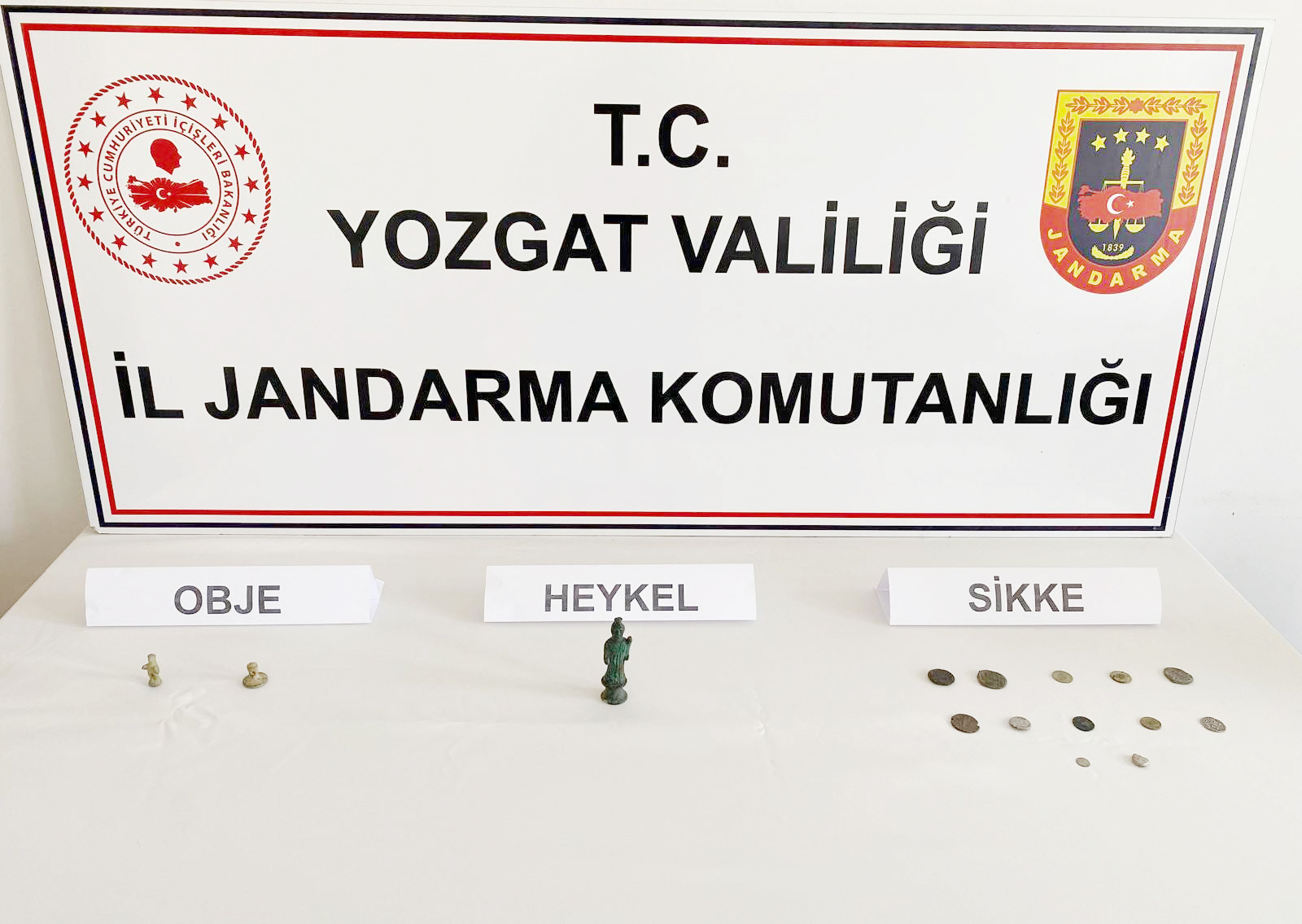 Yozgat İl Jandarma Komutanlığı, Çekerek Cumhuriyet Başsavcılığı'nın başlattığı soruşturma kapsamında
