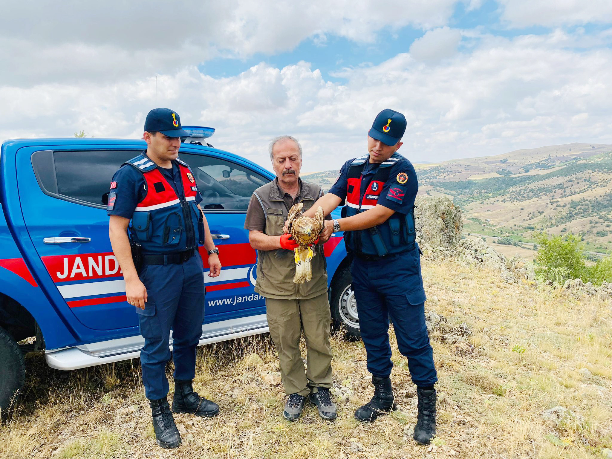 Yozgat İl Jandarma Komutanlığı ekiplerinin, devriye sırasında bulduğu ve Yozgat