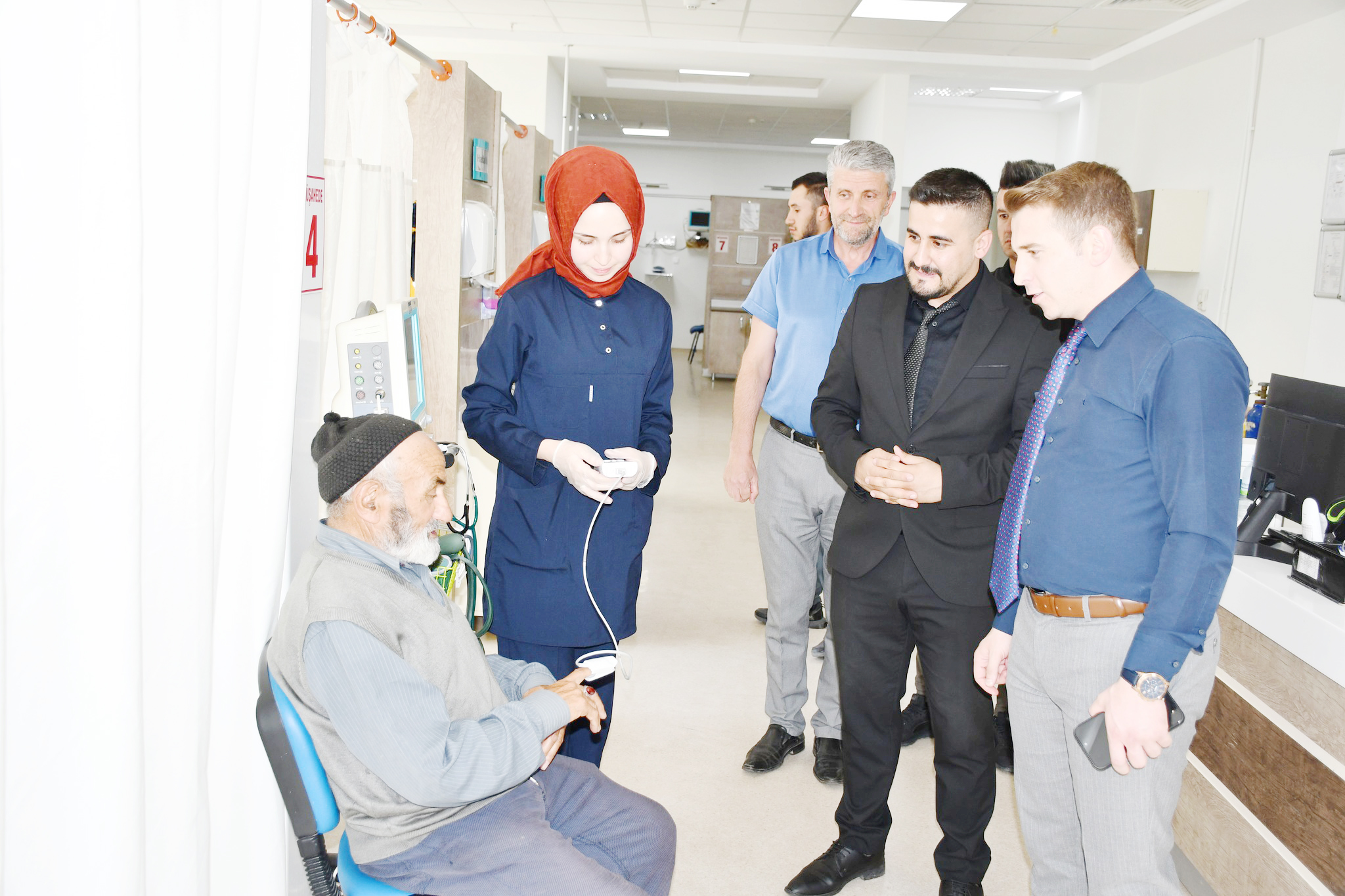 Saraykent Kaymakamı Ali Serttaş, ilçedeki sağlık hizmetlerini yerinde incelemek ve