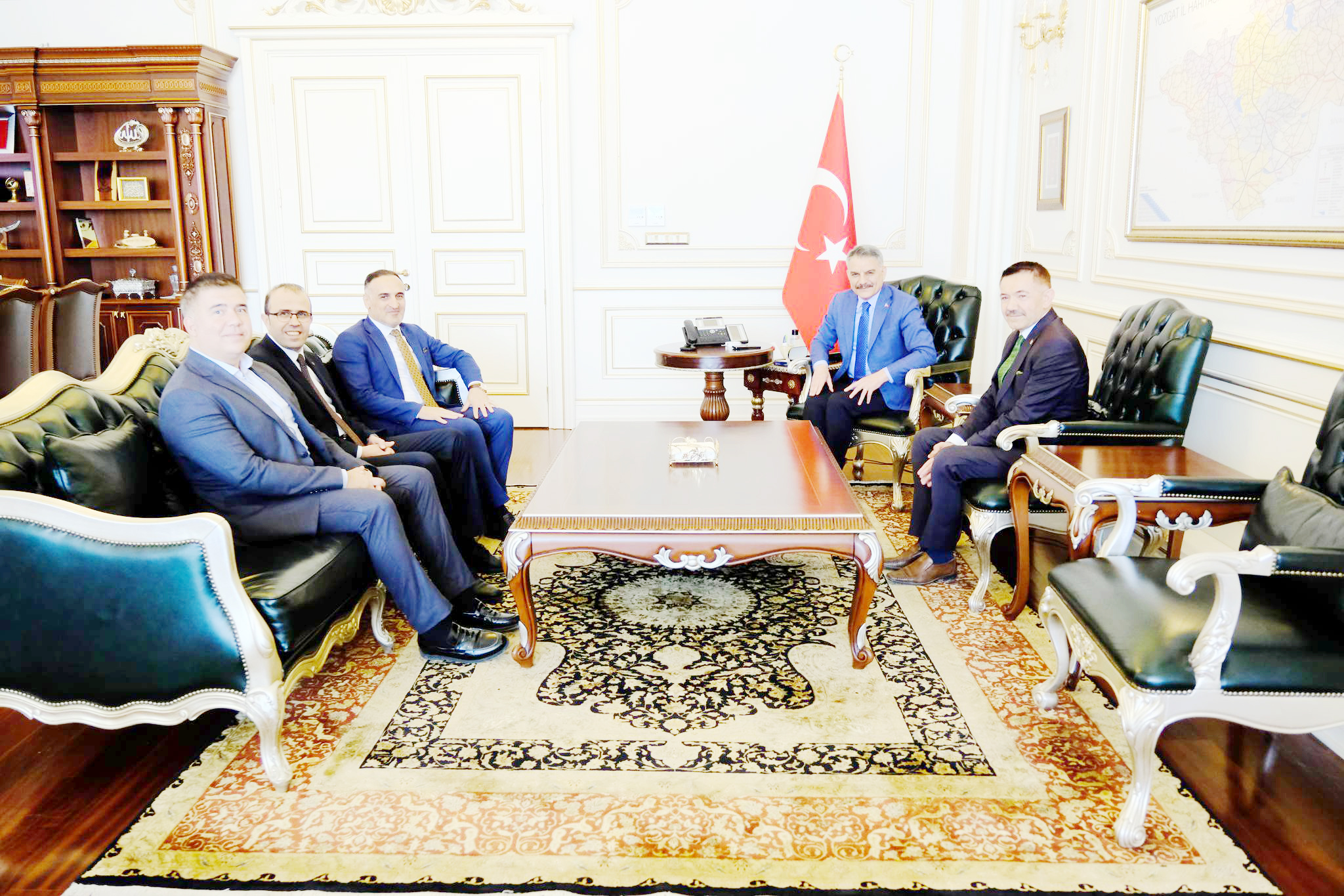 Kütüphaneler ve Yayımlar Genel Müdürü Taner Beyoğlu, Yozgat Valisi Mehmet