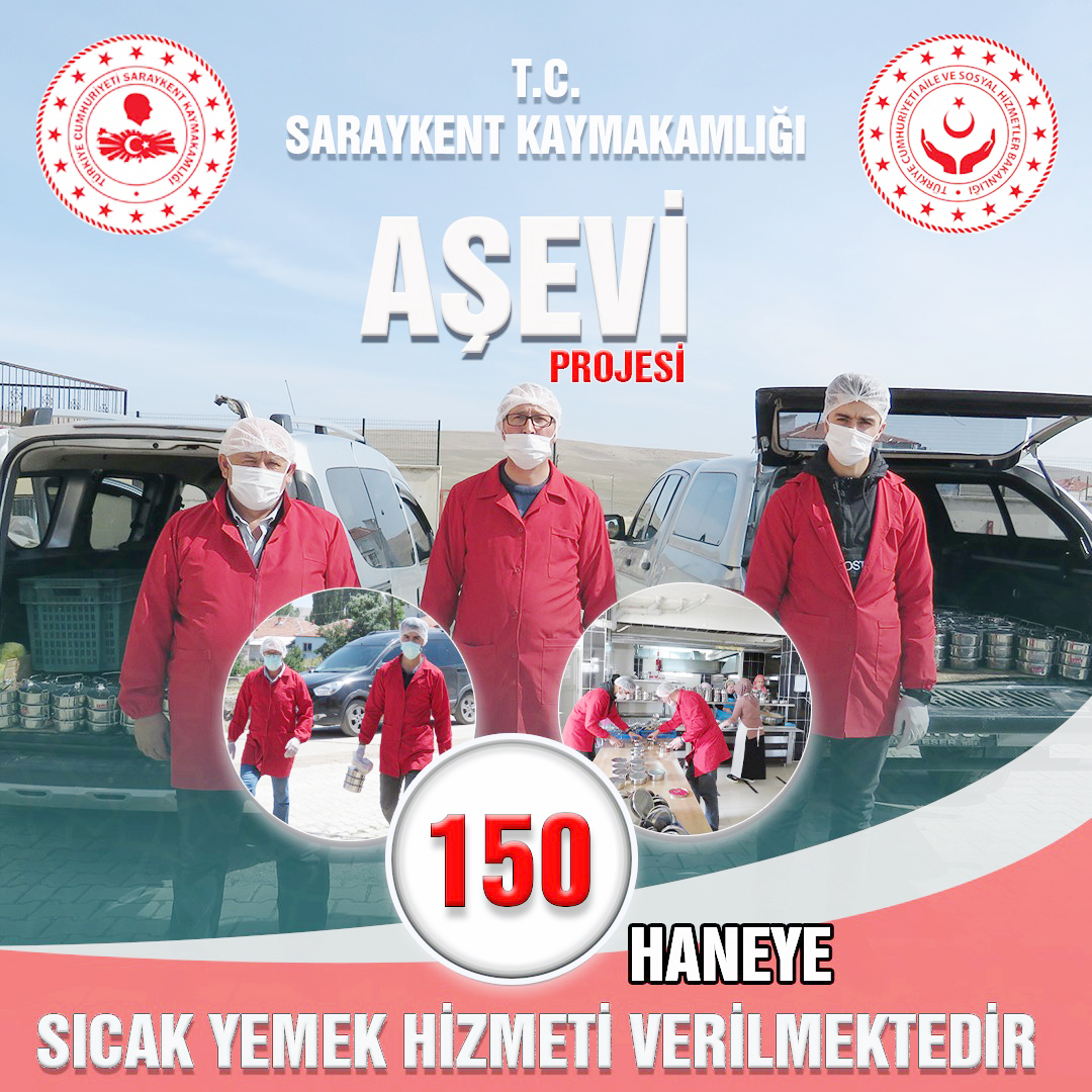 Aşevi Projesi ile 150 haneye sıcak yemek hizmeti