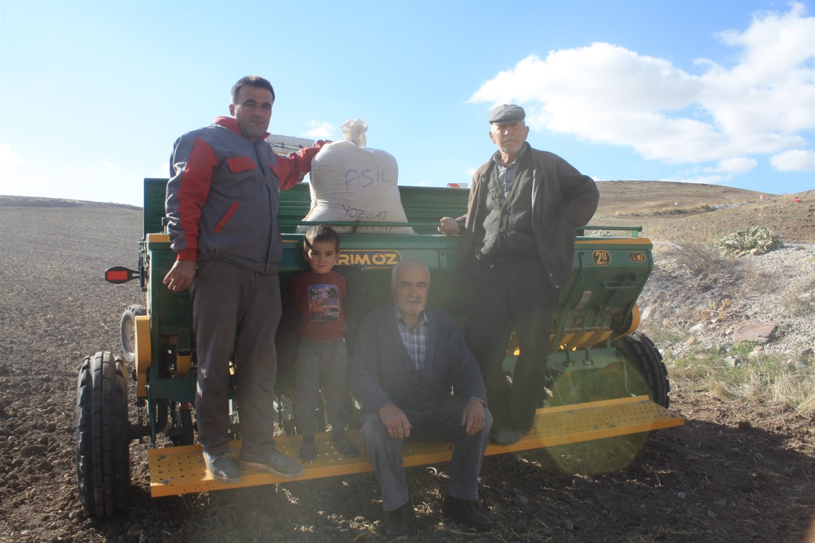 Yozgat’ta yeni yerli arpa çeşitlerinin ekimleri yapıldı