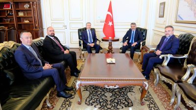 Kazakistan'ın Türkiye Büyükelçisi Sapiyev Yerkebulan Onalbekuly, bir dizi temaslarda bulunmak