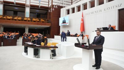 MHP Yozgat Milletvekili Ethem Sedef, Türkiye Büyük Millet Meclisi’nde gerçekleştirdiği