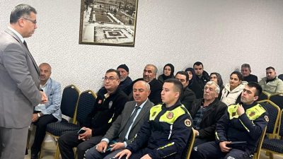 Yozgat Merkez’deki taşımalı eğitim uygulaması kapsamında görevli araç sürücüleri ile