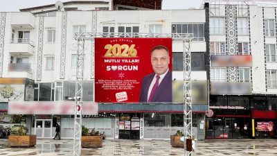 Sorgun Belediyesi, 2026 yılına bir yıl önceden merhaba diyerek, şehrin