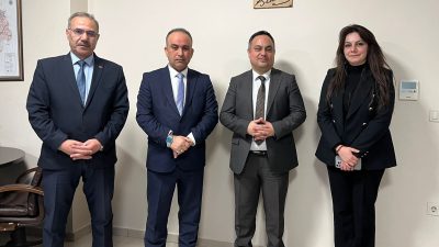 Yozgat Aile ve Sosyal Hizmetler İl Müdürü Arif Topal beraberinde