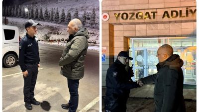 Yozgat İl Emniyet Müdürü Recep Tecimer, 2025 yılına gece mesaisinde