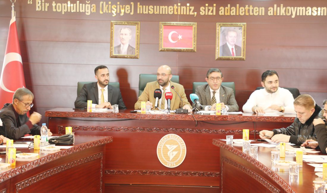 Yozgat Belediye Meclisi, 2025’in