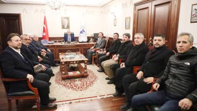 AK Parti Yozgat İl Başkanı Av. Hasan Kandemir, beraberinde İl