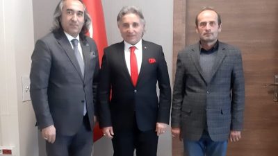 Gelecek Partisi Yozgat İl Başkanı Ömer Aydoğmuş beraberinde Akdağmadeni İlçe