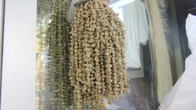 Yozgat'ta kış aylarında da tüketilebilmesi amacıyla kurutulup iplere dizilerek satışa