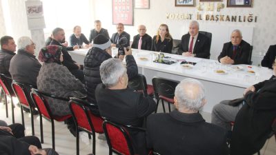 Cumhuriyet Halk Partisi (CHP) Yozgat İl Başkanı Abdullah Yaşar, Vatandaşları
