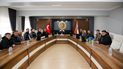 Yozgat İl Emniyet Müdürü Recep Tecimer, ildeki futbol kulüpleri temsilcileriyle
