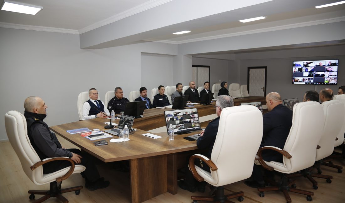 Yozgat İl Emniyet Müdürü Recep Tecimer’in başkanlığında, il genelindeki asayişin