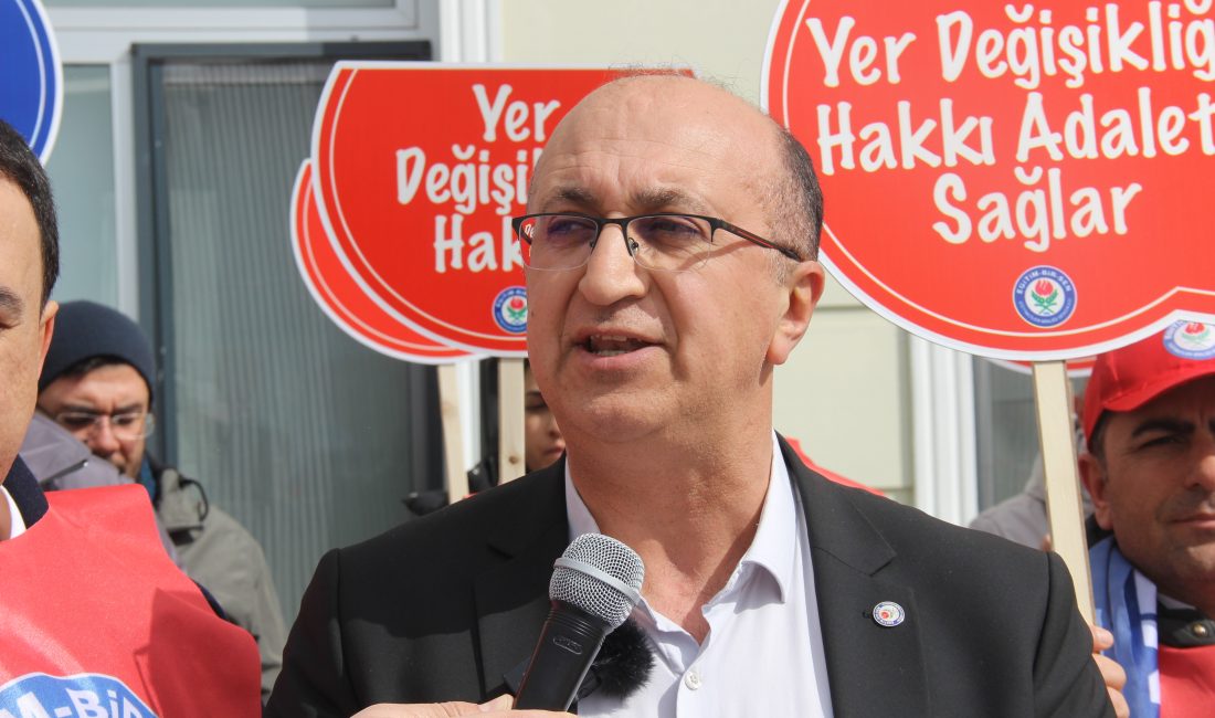 Eğitim-Bir-Sen Yozgat 2. Nolu Şube Başkanı Hasan Can, üniversite idari