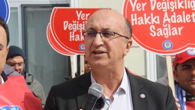 Eğitim-Bir-Sen Yozgat 2. Nolu Şube Başkanı Hasan Can, üniversite idari