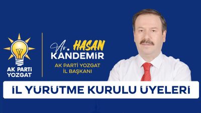 AK Parti Yozgat İl Başkanı Hasan Kandemir, başkanlığında yapılan toplantının