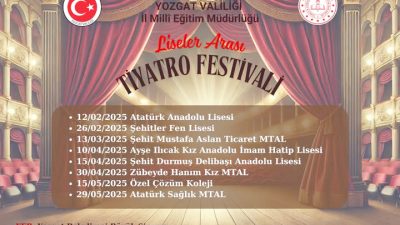 Yozgat Valiliği himayesinde, bu öğrenim yılı içerisinde Yozgat İl Milli