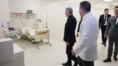 Yozgat Valisi Mehmet Ali Özkan, Yozgat Şehir Hastanesi'nde hizmete giren