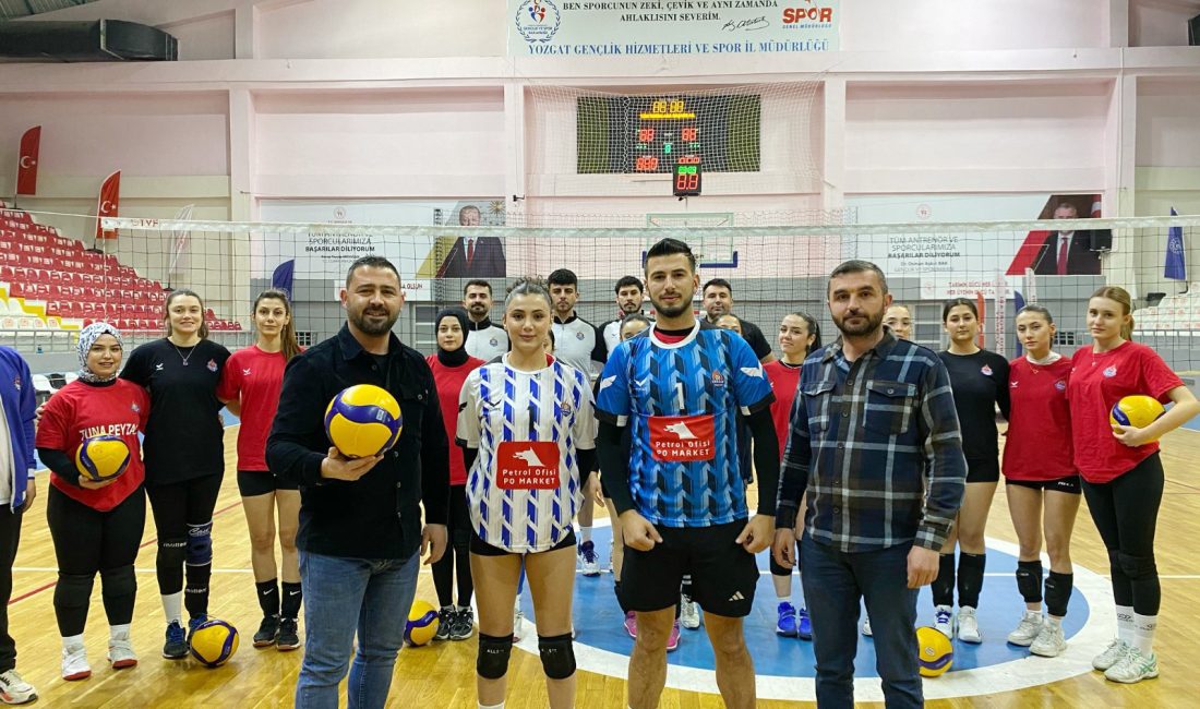 Bölgesel Voleybol Ligi'nde mücadele eden Yozgat temsilcisi Yurdum Gençlik Spor,