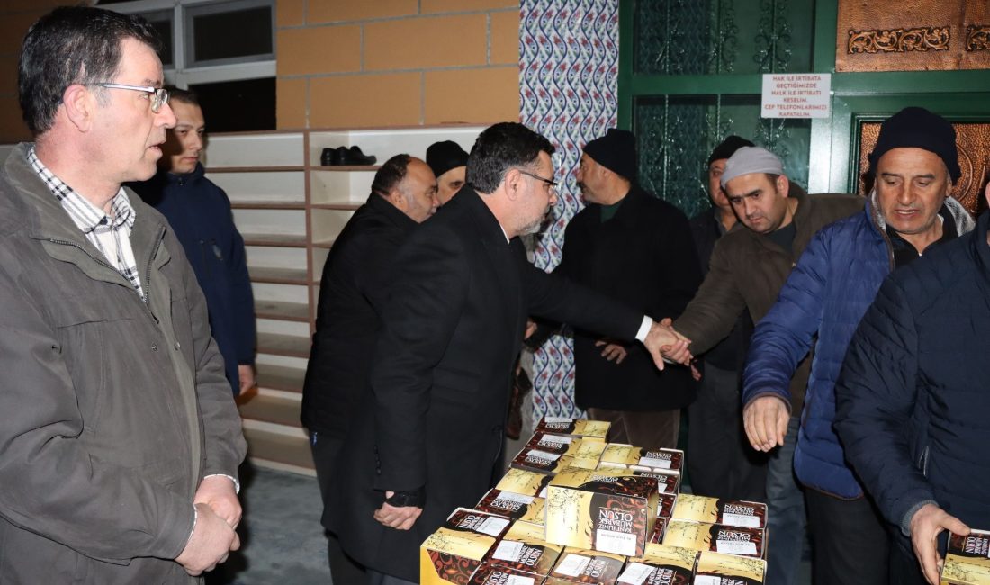 Yerköy Belediye Başkanı Av. Fatih Arslan, Berat Kandili dolayısıyla sabah