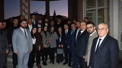 Adalet Bakanı Yılmaz Tunç, beraberindeki heyetle birlikte Yerköy Belediye Başkanı