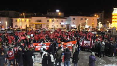 Yozgat’ta CHP il Teşkilatı, İstanbul Büyükşehir Belediye Başkanı Ekrem İmamoğlu’na