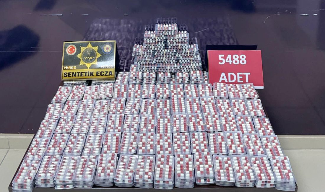 Yozgat İl Emniyet Müdürlüğü Narkotik Suçlarla Mücadele Şube Müdürlüğü ekipleri