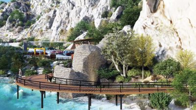 Aydıncık ilçesinde bulunan Kazankaya Kanyonu’nda yürütülen “Doğal Yaşam Vadisi Orman