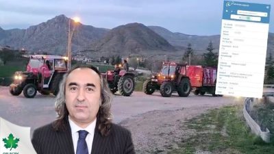 Yozgat’ta bir grup vatandaşın traktörleriyle gerçekleştirdiği barışçıl protesto sonrası kesilen