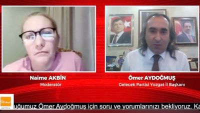 Gelecek Partisi Yozgat İl Başkanı Ömer Aydoğmuş, TRend Medya’da katıldığı