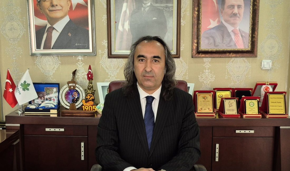 Gelecek Partisi Yozgat İl Başkanı Ömer Aydoğmuş, Aydıncık’ta bir çiftçinin