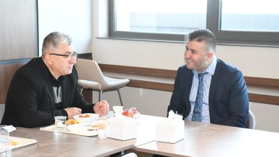 Yozgat Şehir Hastanesi Başhekimi Uz. Dr. Mustafa Kozan ve idari