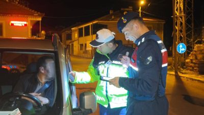 Yozgat İl Jandarma Komutanlığı sorumluluk sahasında, Trafik Jandarması ekiplerince alkol