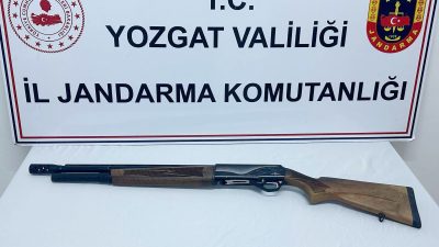 Yozgat’ta meydana gelen asayiş olayında, ruhsatlı av tüfeğiyle suça karıştığı