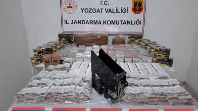 Yozgat İl Jandarma Komutanlığı ekipleri, Sorgun ilçesinde gerçekleştirdikleri operasyonda toplam
