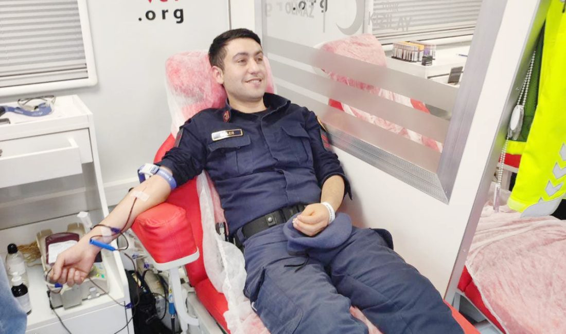 Yozgat İl Jandarma Komutanlığı tarafından, kan bağışının önemine dikkat çekmek